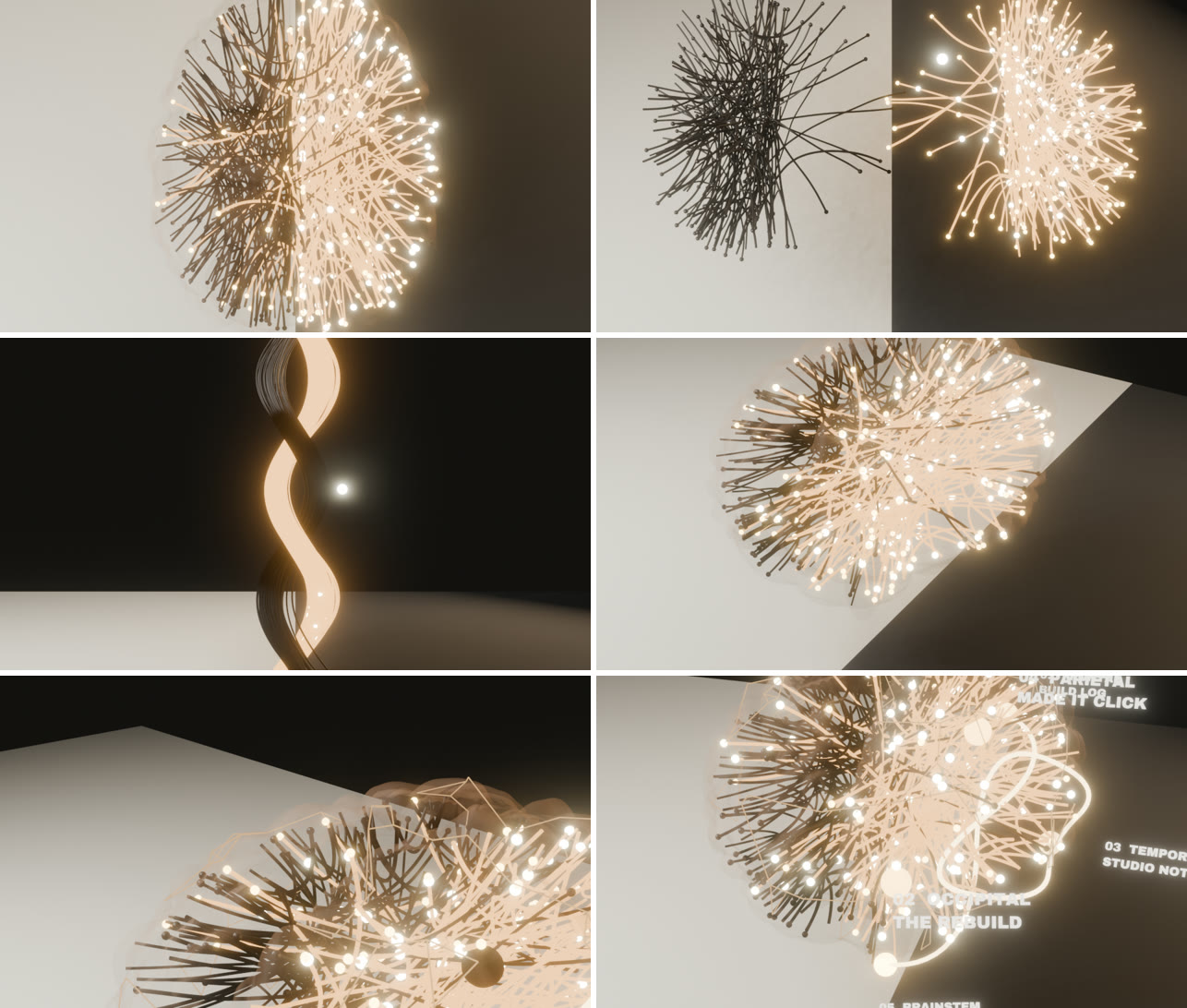 Blender brain story frames