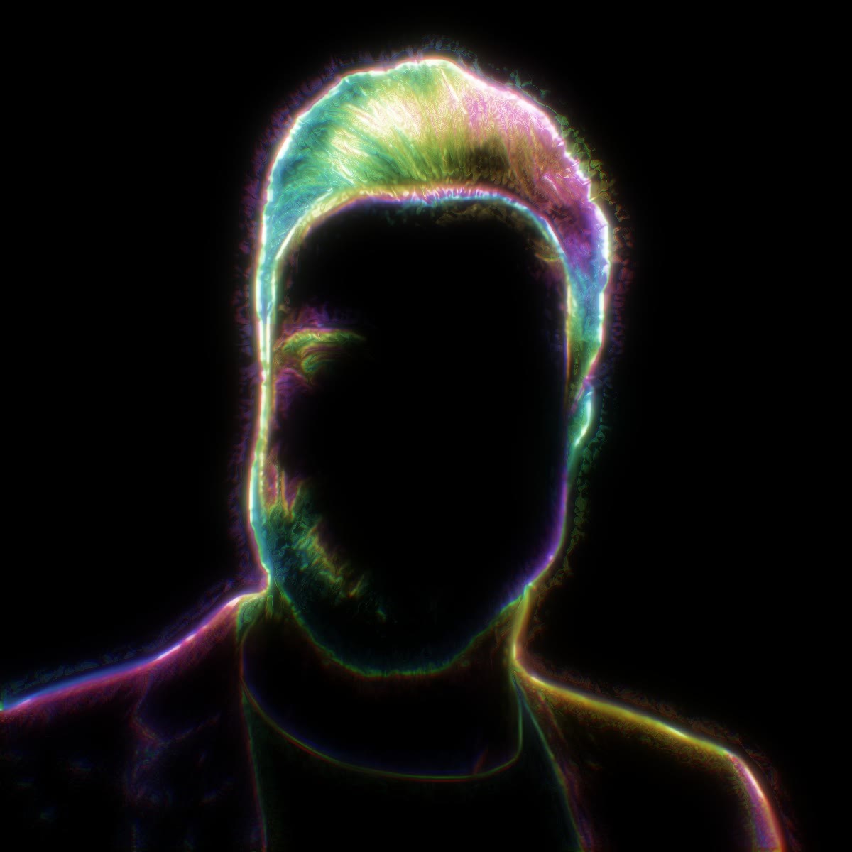 2D light-paint of a photo